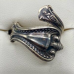 Vintage Towle 925 Sterling Silver Spoon Wrap Ring